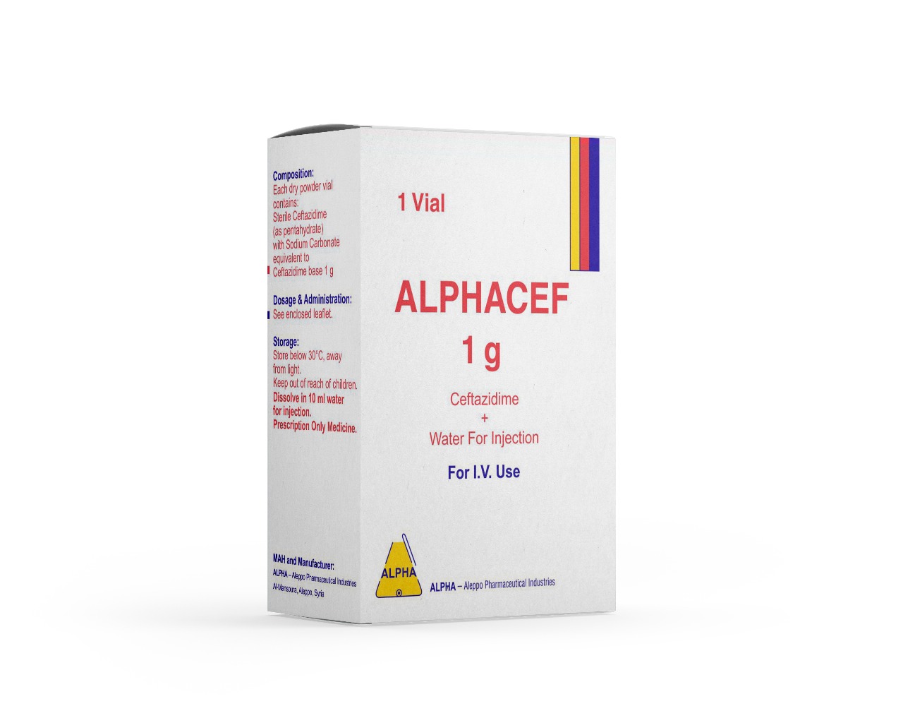 Alphacef 1g (Ceftazidime)